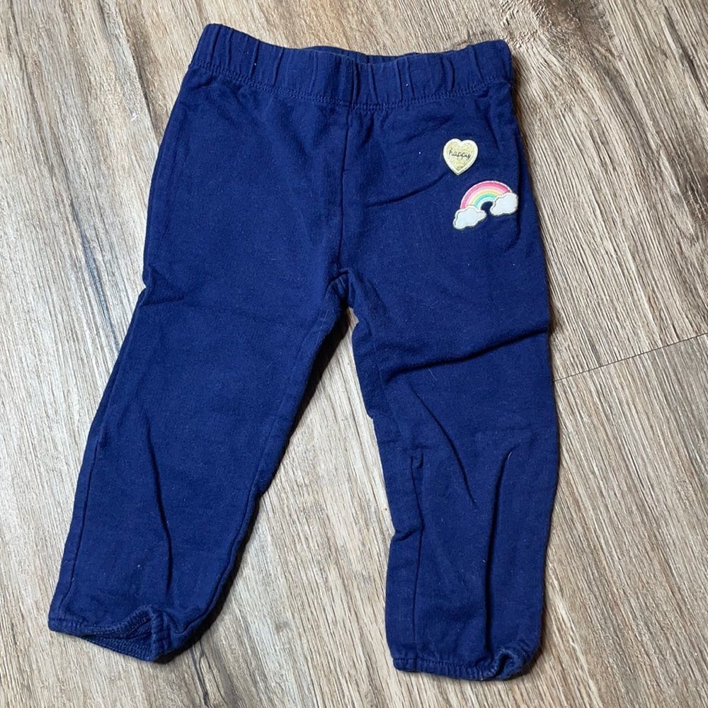 Blue Joggers with Patches